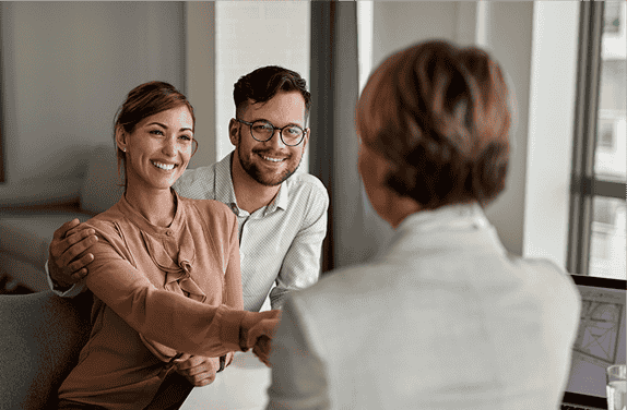 Happy California family receiving compassionate legal guidance from a family law attorney at Ramirez Law
